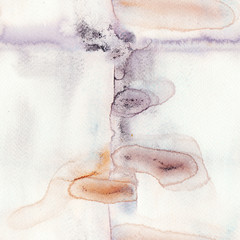 Abstract watercolor hand painted background. Desaturated grey pattern texture
