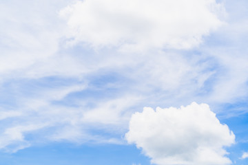 Fototapeta na wymiar Blue sky with cloud bright at Phuket Thailand.