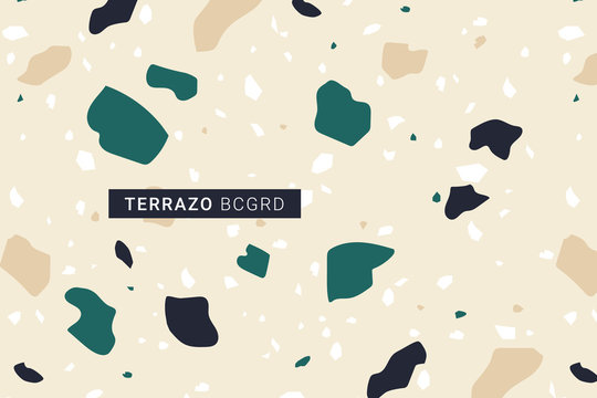 Terrazo Modern Print Background.