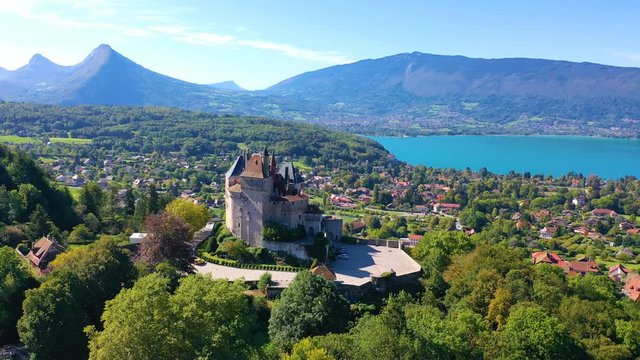 Annecy lake france france laps nature landscapes aerial view