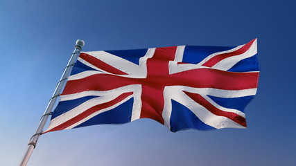 Fototapeta na wymiar Flag_United_Kingdom_GB_4k