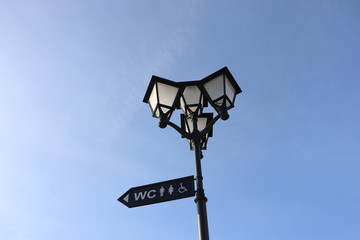 street lamps with sc symbols