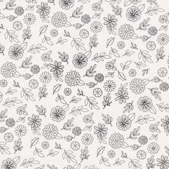 seamless floral pattern with flowers