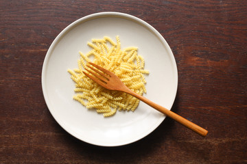 乾燥パスタの食卓イメージ