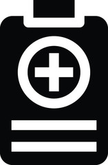 sick leave icon, vector illustration