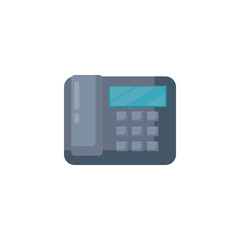 Isolated phone fill style icon vector design