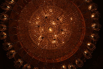 beautiful chandelier on a ceiling