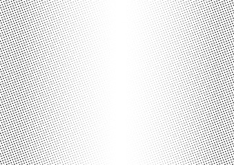 Abstract halftone dotted background. Monochrome pattern with stars.  Vector modern futuristic texture for posters, sites, business cards, postcards, labels and stickers. Design mock-up layout.