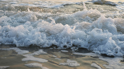 Close-Up Of Wave in Sea