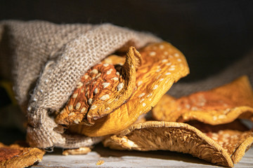 Dried Amanita is a psychoactive, hallucinogenic mushroom, which in micro doses has medicinal properties. Used by shamans in rituals and ceremonies.