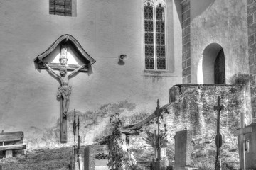 Kirche, Wernberg, Sternberg, Villach, Villach-Land, Kärnten, Österreich, Turm, Kirchturm,...