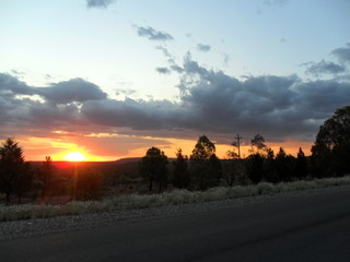 Atardecer en el Sur