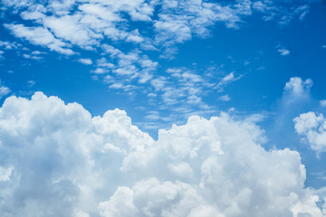 blue sky with cloud
