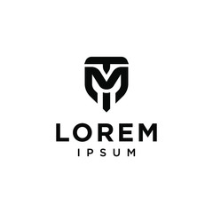 M T TM MT logo letter logotype icon font monogram