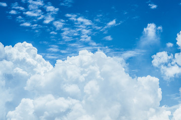 blue sky with cloud