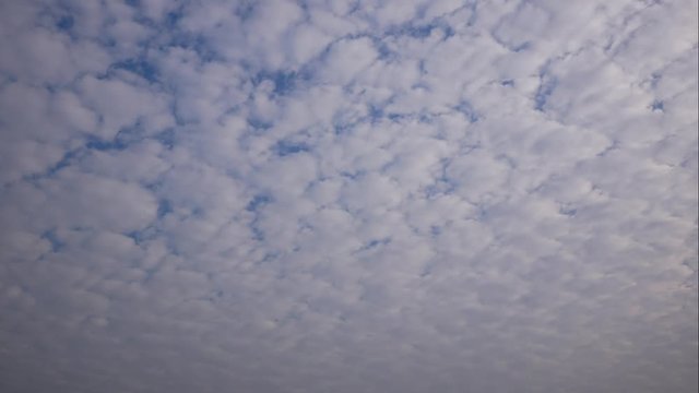 Time lapse sky is very dense clouds