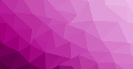 An abstract  pink triangle-shaped background with space for text