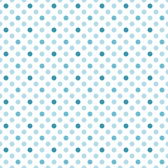 Blue polka dots