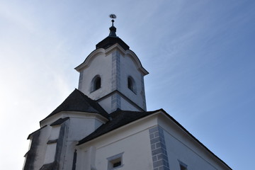 Kirche, Wernberg, Sternberg, Villach, Villach-Land, Kärnten, Österreich, Turm, Kirchturm,...