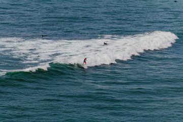 Fototapeta premium Beautiful waves of the coast of the Basque country. Northern spain