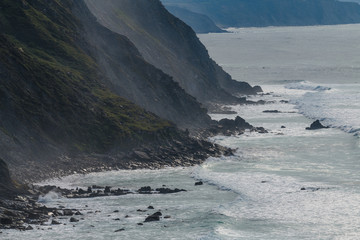Stunning scenery of the coast of the Basque country. Northern spain