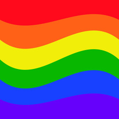 LGBT flag curve texture. EPS10