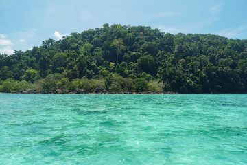 The tropical sea island, Surin island, Thailand