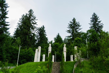 Monument in memory of the martyrs from Moisei
