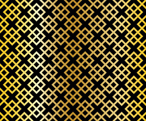 Abstract .seamless pattern line black and gold background. Design pattern art deco style. Vector.
