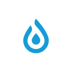 Water drop Logo Template vector illustration design.