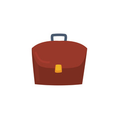 Isolated suitcase bag fill style icon vector design
