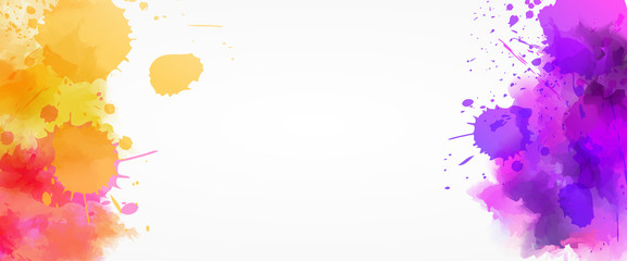 Abstract watercolor painted background