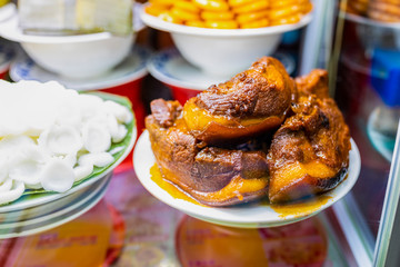 January 14, 2020, Fresh, diverse food market in Hanoi Vietnam