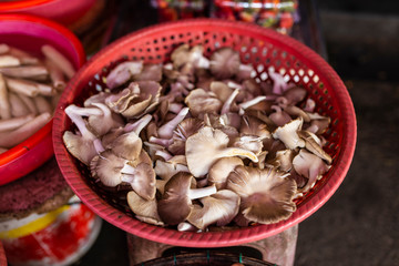 January 14, 2020, Fresh, diverse food market in Hanoi Vietnam