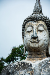 Obraz premium buddha statue in Ayutthaya, Thailand