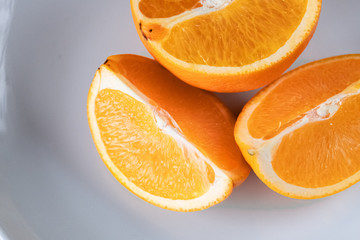 Ripe orange isolated on black background Clipping Path
