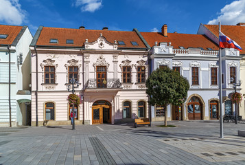 Fototapeta na wymiar Street in Trnava, Slovakia