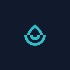Water drop Logo Template vector illustration design.