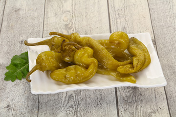 Pickled green pepper