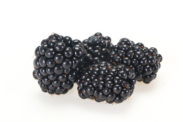 Sweet tasty ripe Blackberry heap