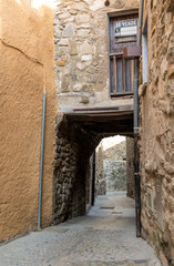 Obraz premium Besalu medieval village in Girona, Catalonia, Spain.