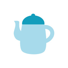 Isolated coffee pot flat style icon vector design