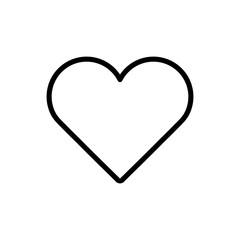 Heart line style icon vector design