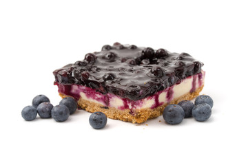 Käsekuchen mit Blaubeeren