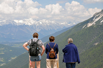 wanderer im stubaital