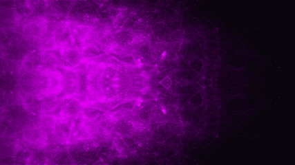 Abstract background with colorful particles in the wind. Digital backdrop. 3d render