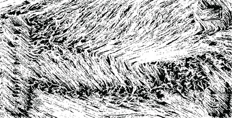 Rough black and white texture vector. Distressed overlay texture. Grunge background. Abstract textured effect. Vector Illustration. Black isolated on white background. EPS10.