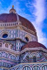 Fototapeta premium A daytime view of the Florence Cathedral located in Florence, Italy.