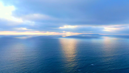 Obraz premium The beautiful English South Coast from above - drone footage -aerial photography