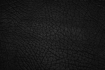 Black leather texture. Leather background